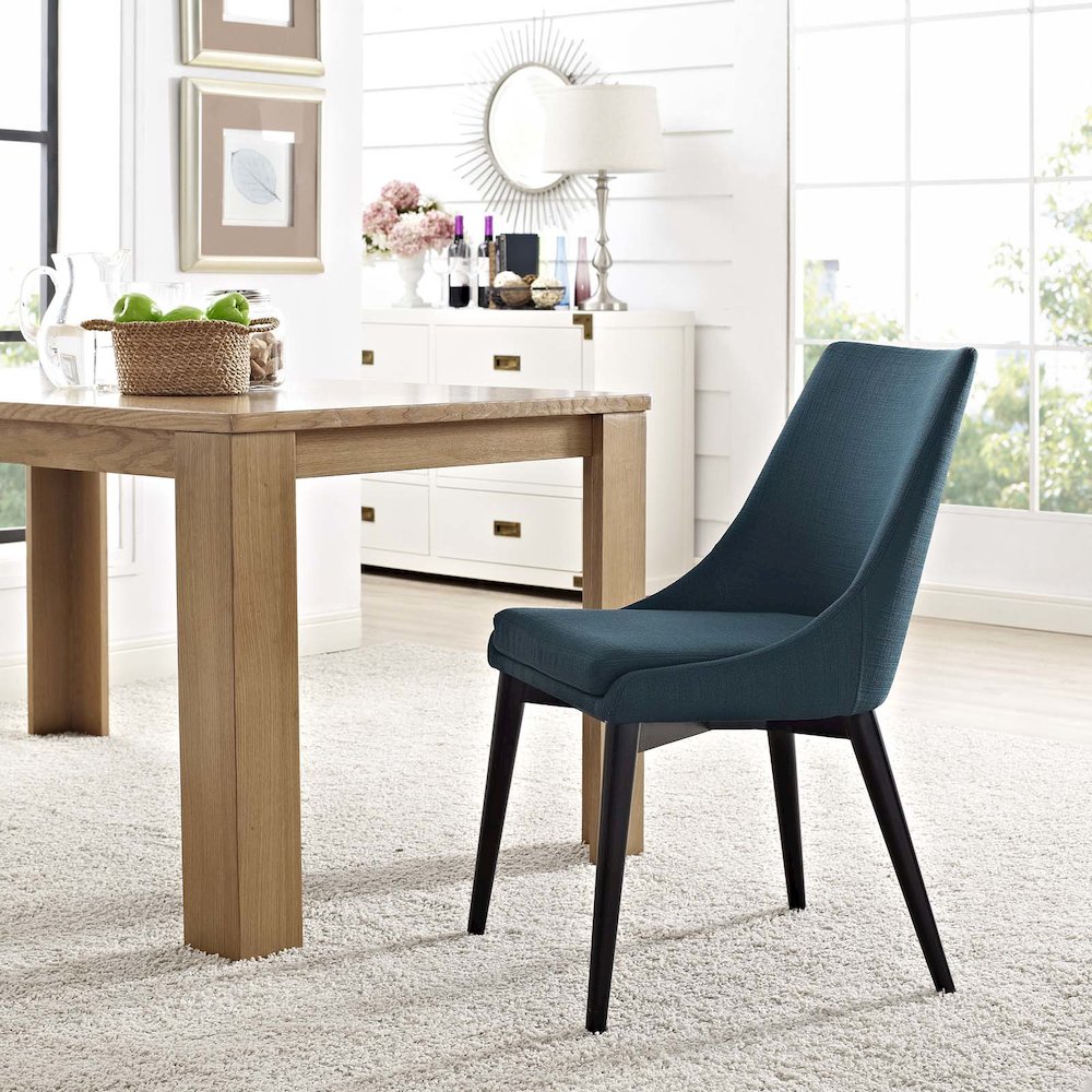Viscount Fabric Dining Chair. Picture 4