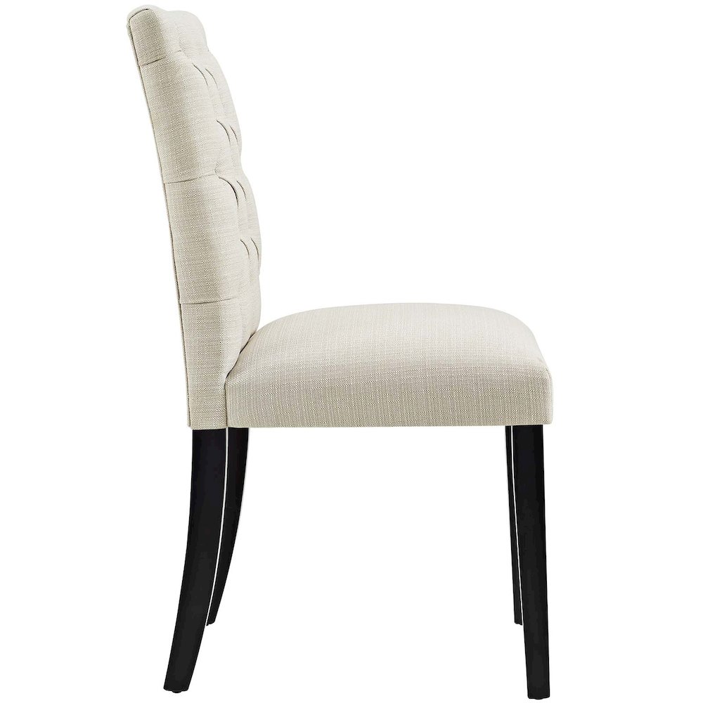 Duchess Button Tufted Fabric Dining Chair. Picture 2