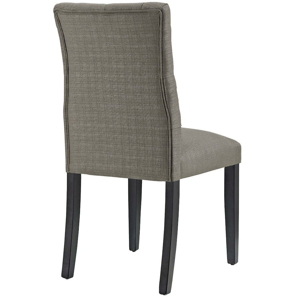 Duchess Button Tufted Fabric Dining Chair. Picture 3