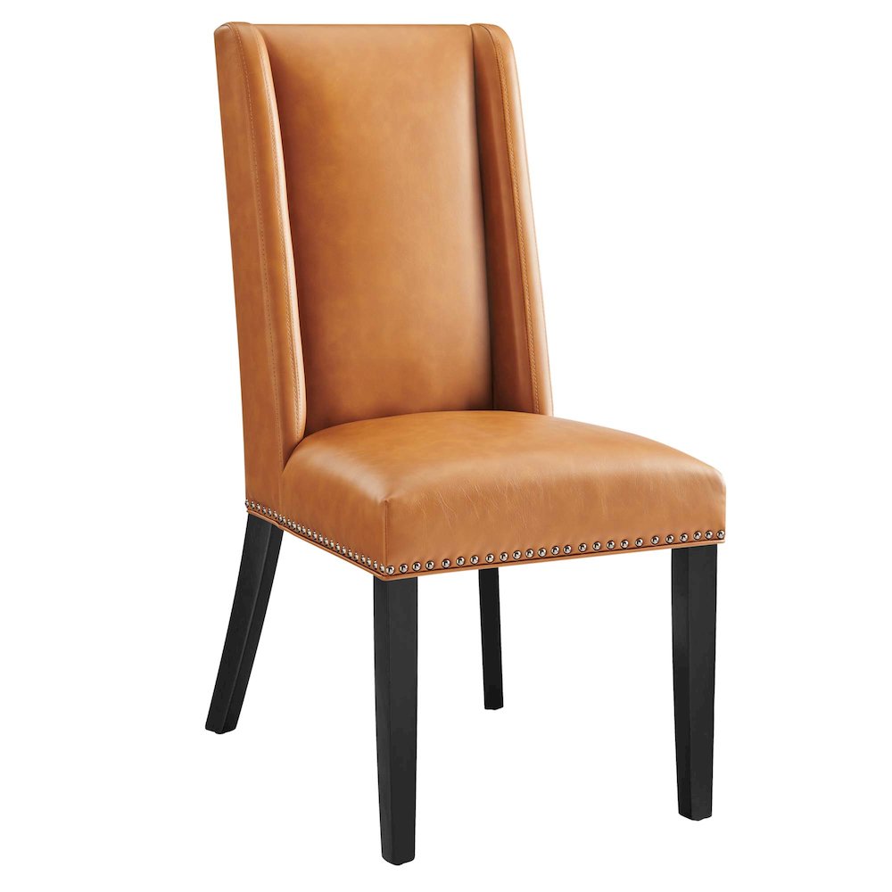 Baron Vegan Leather Dining Chair. Picture 1