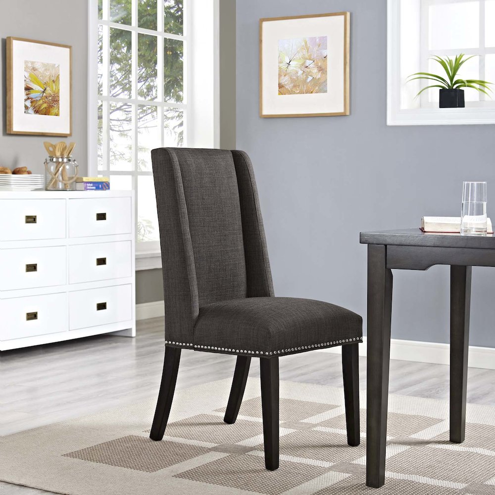 Baron Fabric Dining Chair. Picture 4