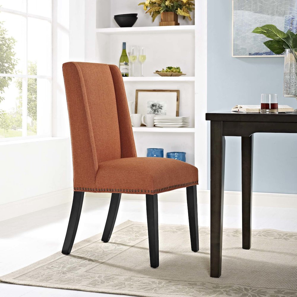 Baron Fabric Dining Chair. Picture 4