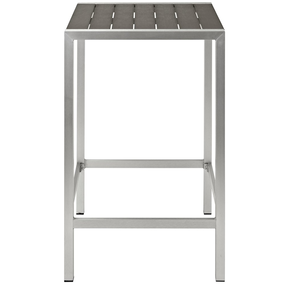 Shore Outdoor Patio Aluminum Bar Table. Picture 2