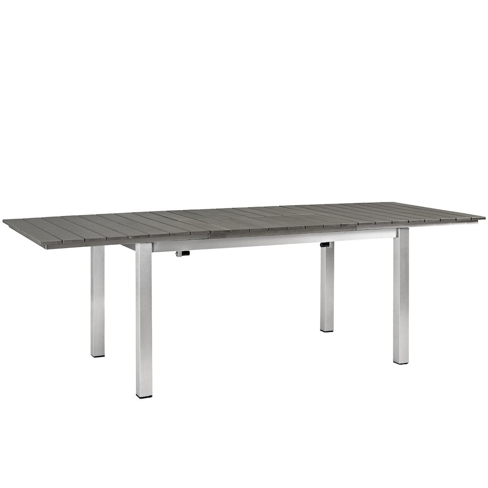 Shore Outdoor Patio Aluminum Dining Table. Picture 1