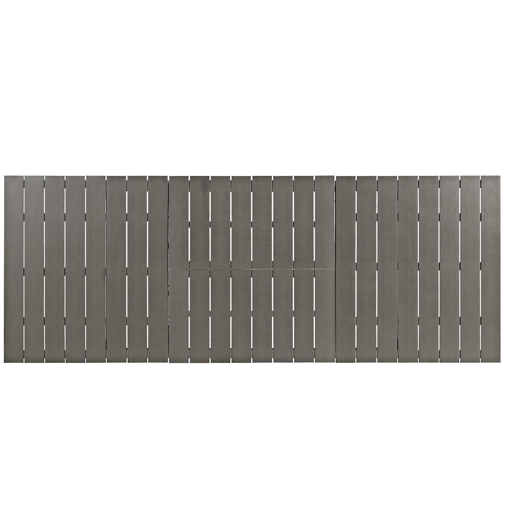 Shore Outdoor Patio Aluminum Dining Table. Picture 7