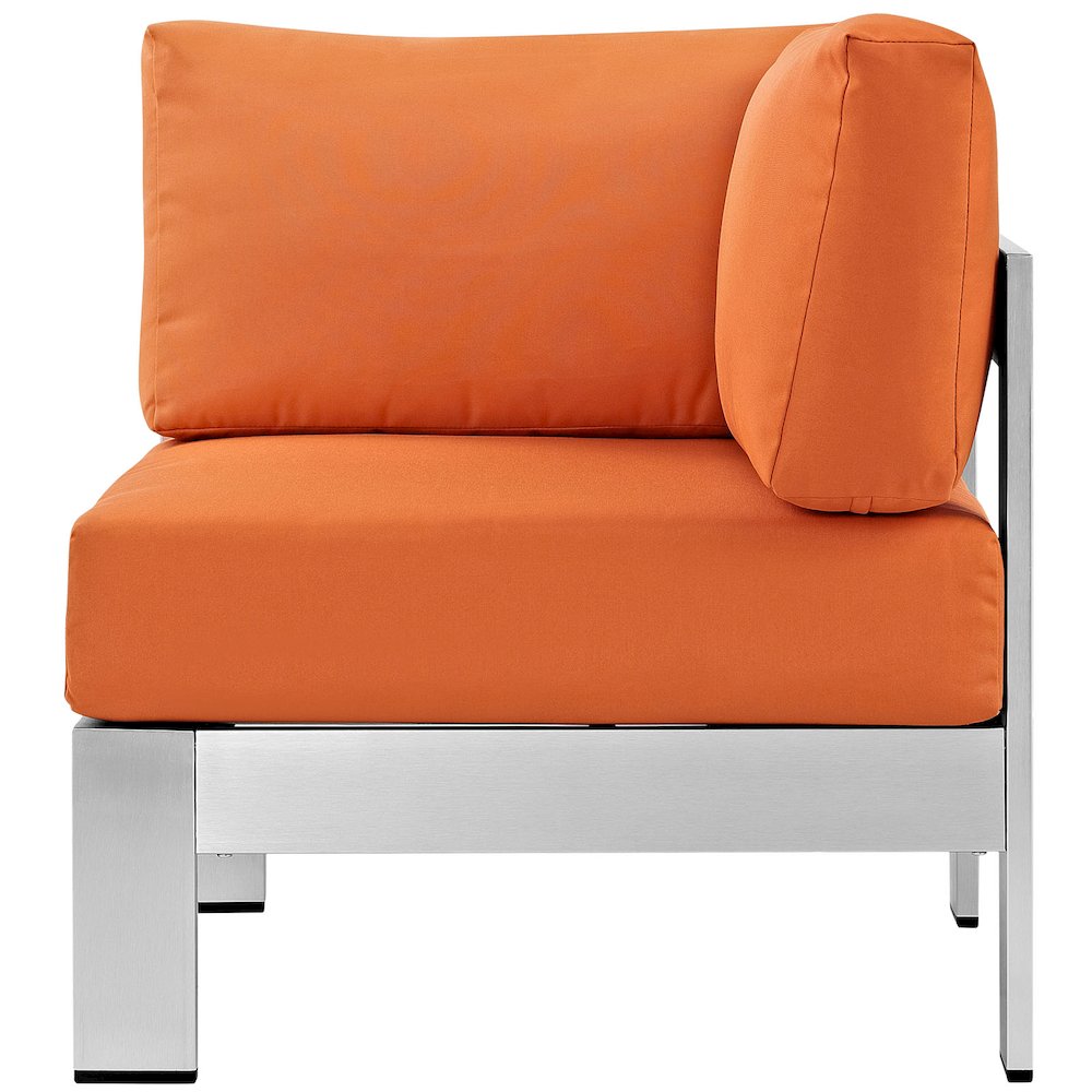 Shore Outdoor Patio Aluminum Corner Sofa. Picture 3