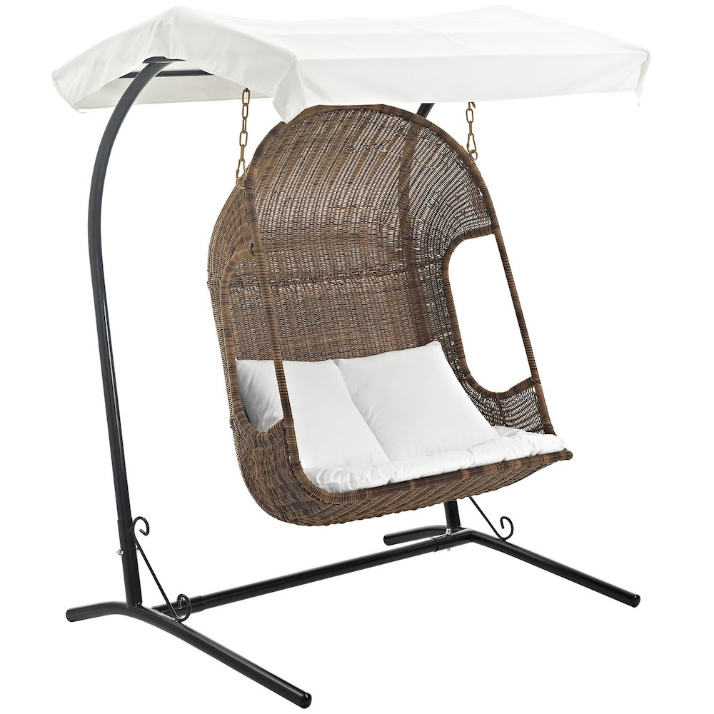 Vantage Outdoor Patio Swing Chair With Stand. Picture 1