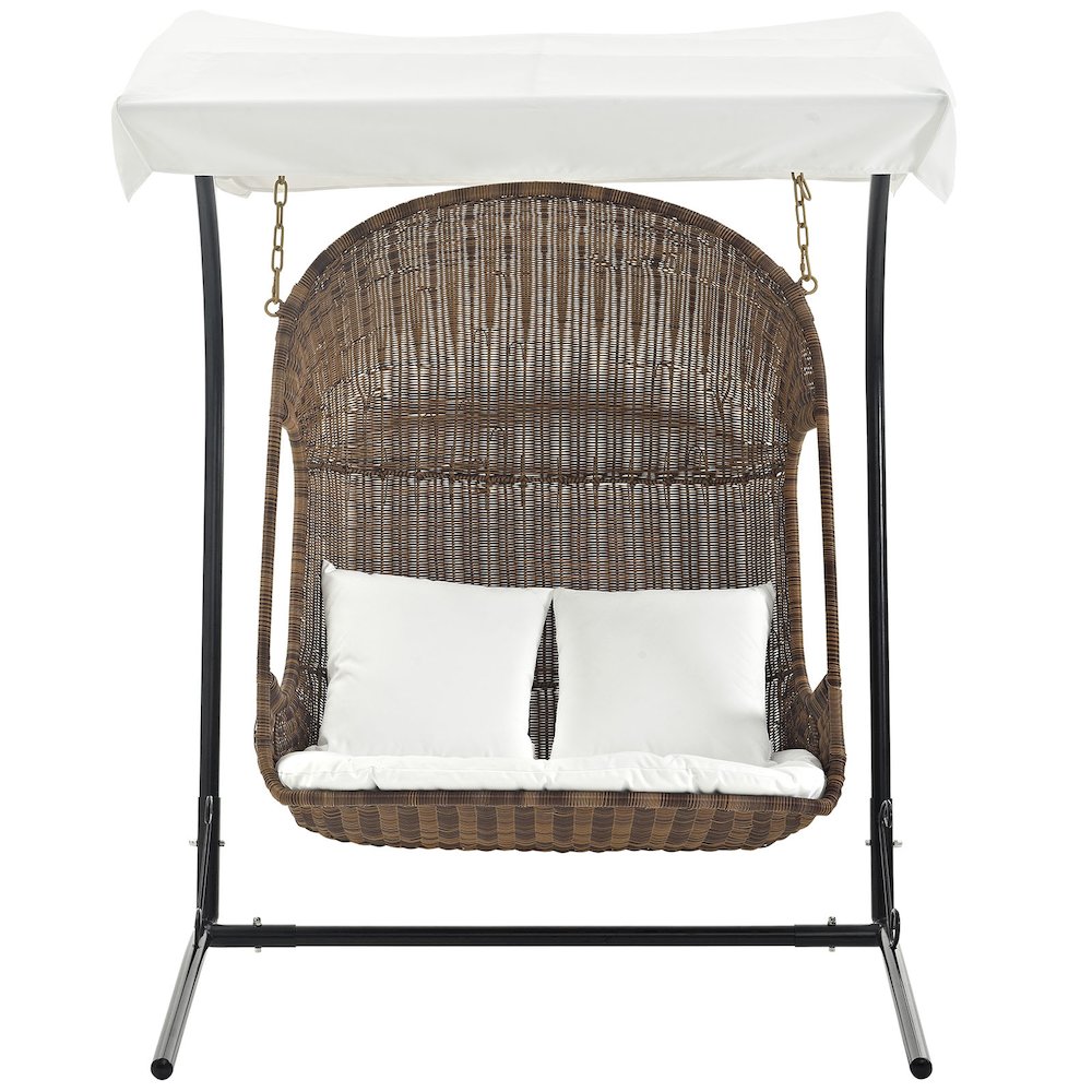 Vantage Outdoor Patio Swing Chair With Stand. Picture 2