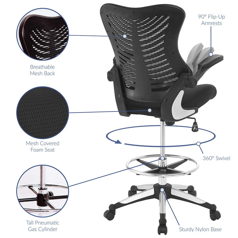 Charge Drafting Chair. Picture 3