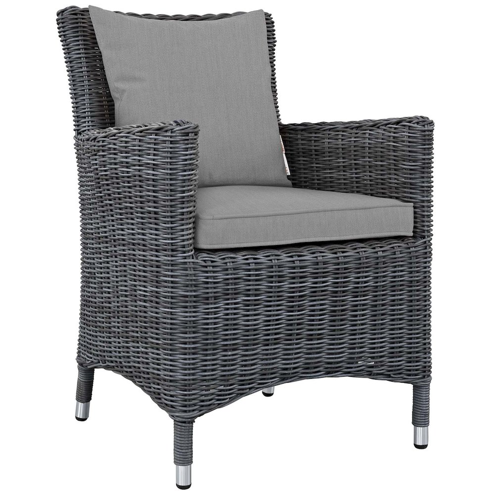 Summon 2 Piece Outdoor Patio Sunbrella Dining Set. Picture 2