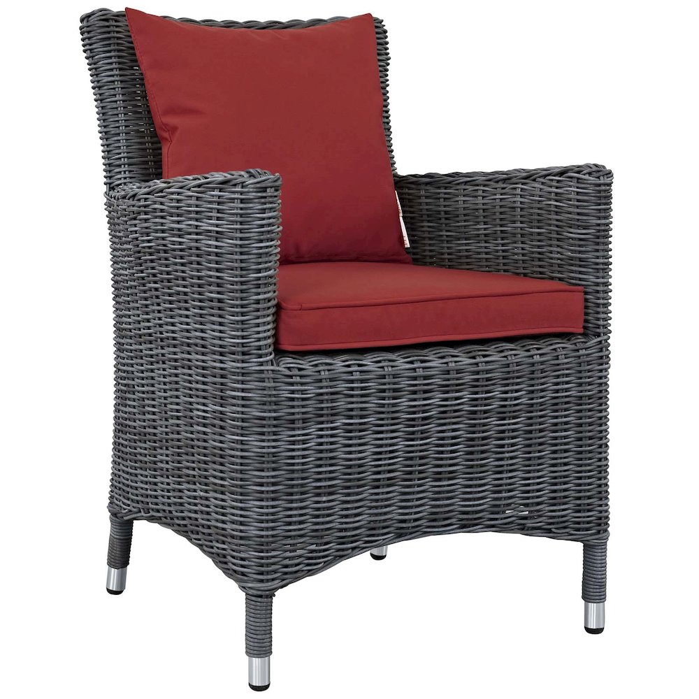 Summon 2 Piece Outdoor Patio Sunbrella Dining Set. Picture 2