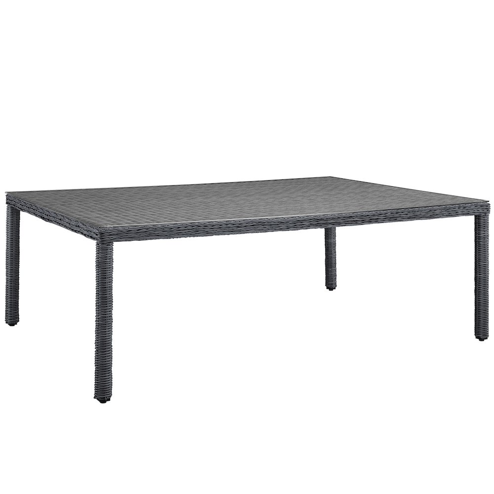 Summon 11 Piece Outdoor Patio Sunbrella Dining Set. Picture 3