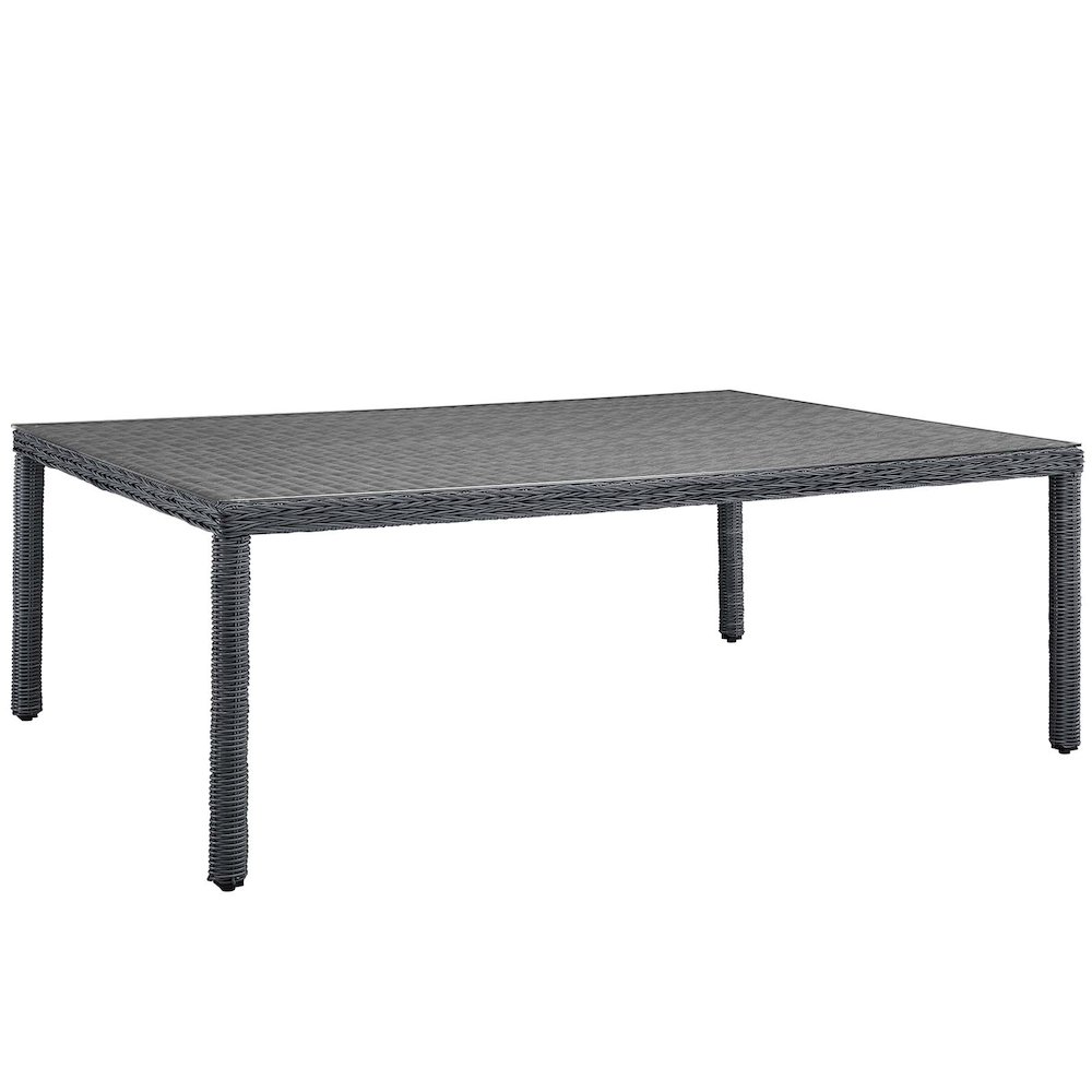 Summon 11 Piece Outdoor Patio Sunbrella Dining Set. Picture 3