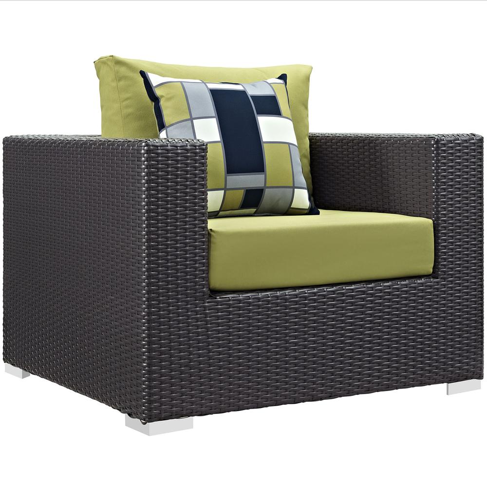 Convene 4 Piece Outdoor Patio Sectional Set. Picture 2