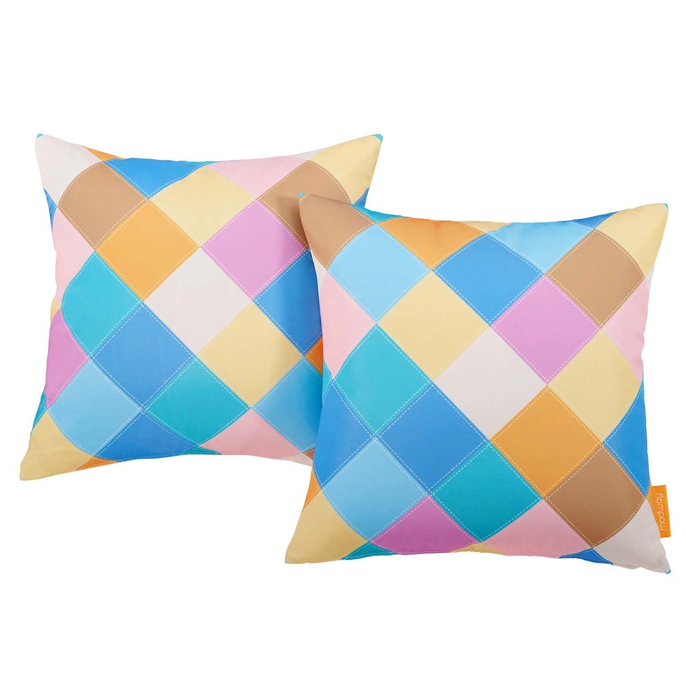 Modway 2 Piece Outdoor Patio Pillow Set. Picture 1