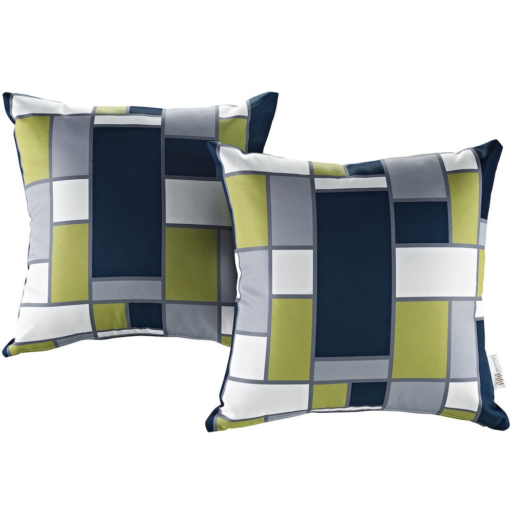 Modway 2 Piece Outdoor Patio Pillow Set. Picture 1