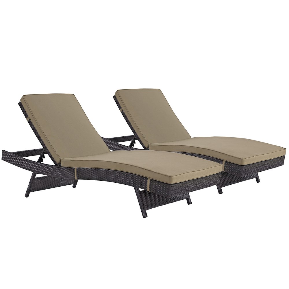 Convene Outdoor Patio Chaise Set of 2. Picture 1
