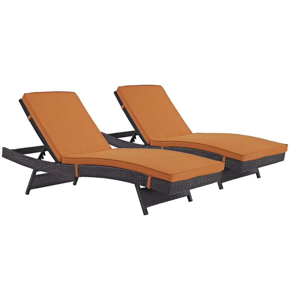 Convene Outdoor Patio Chaise Set of 2. Picture 1