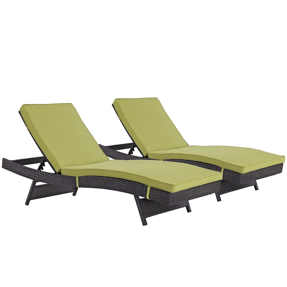 Convene Outdoor Patio Chaise Set of 2. Picture 1