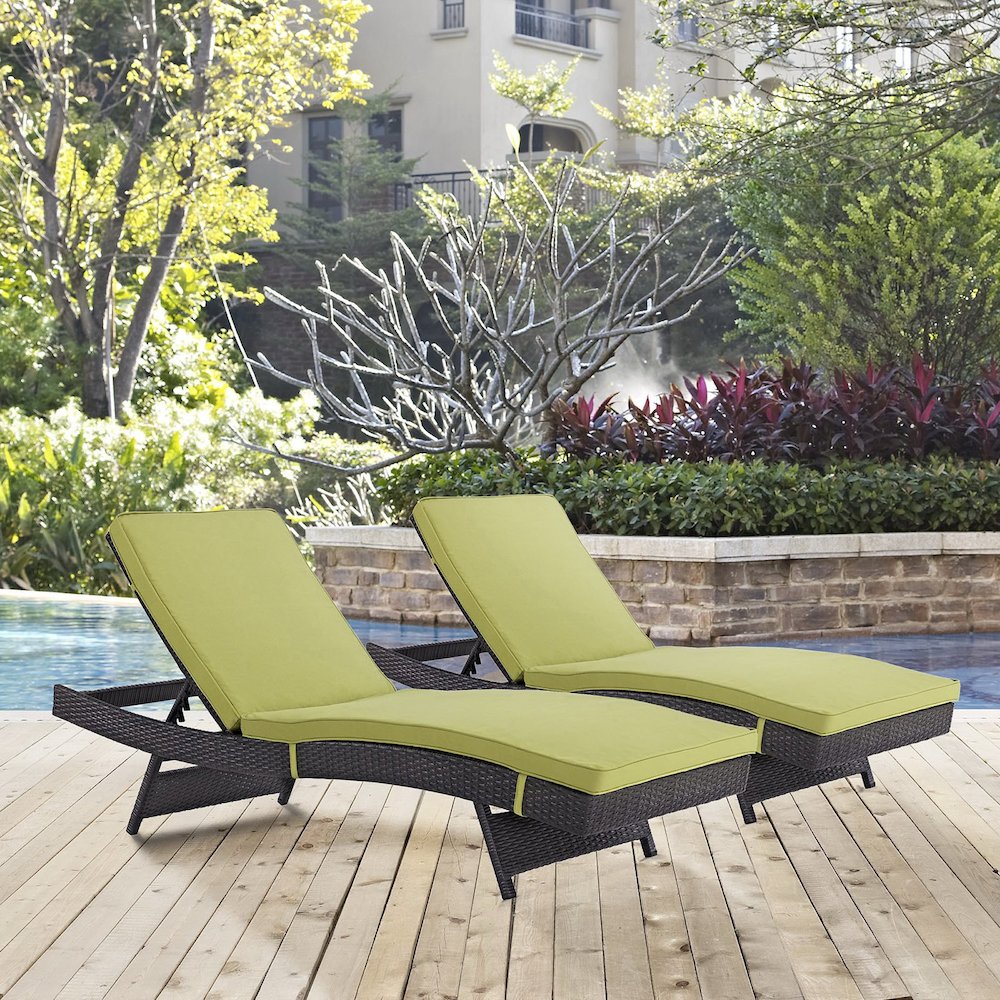 Convene Outdoor Patio Chaise Set of 2. Picture 4