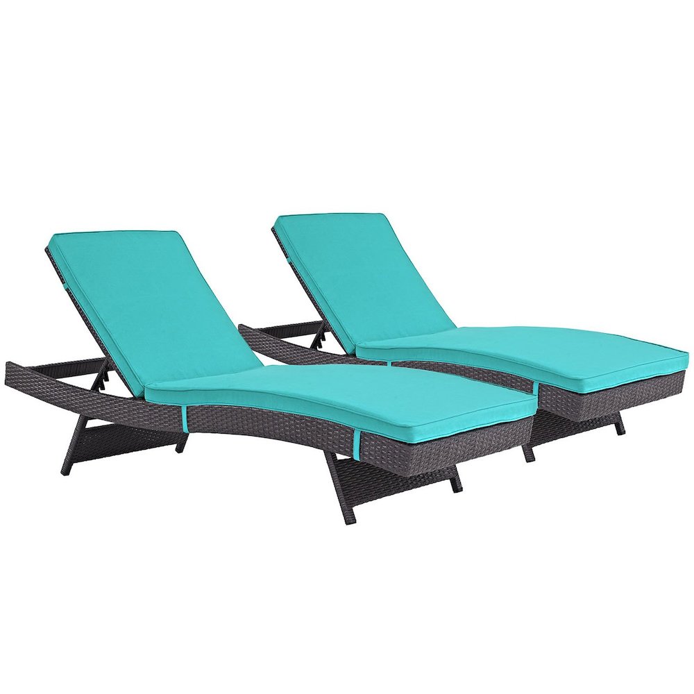 Convene Outdoor Patio Chaise Set of 2. Picture 1
