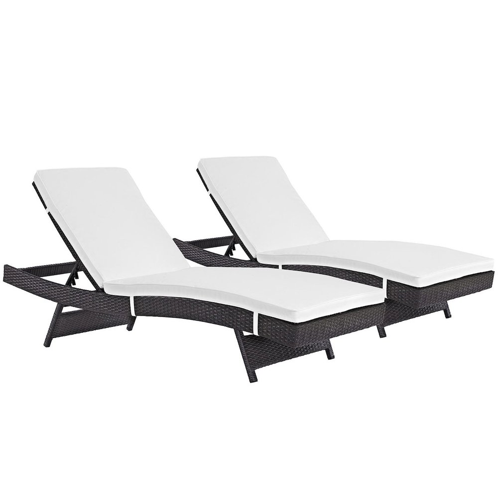 Convene Outdoor Patio Chaise Set of 2. Picture 1