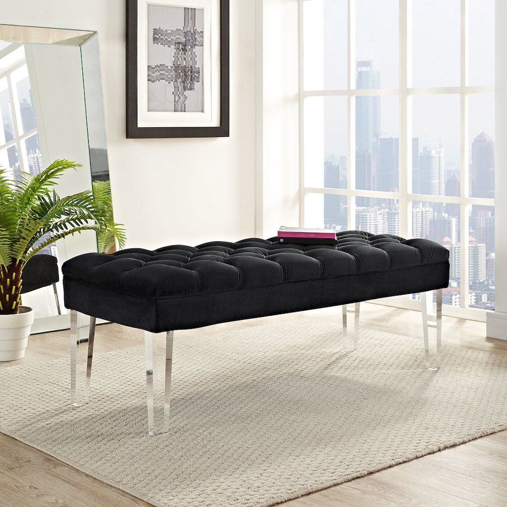 Valet Performance Velvet Bench. Picture 4