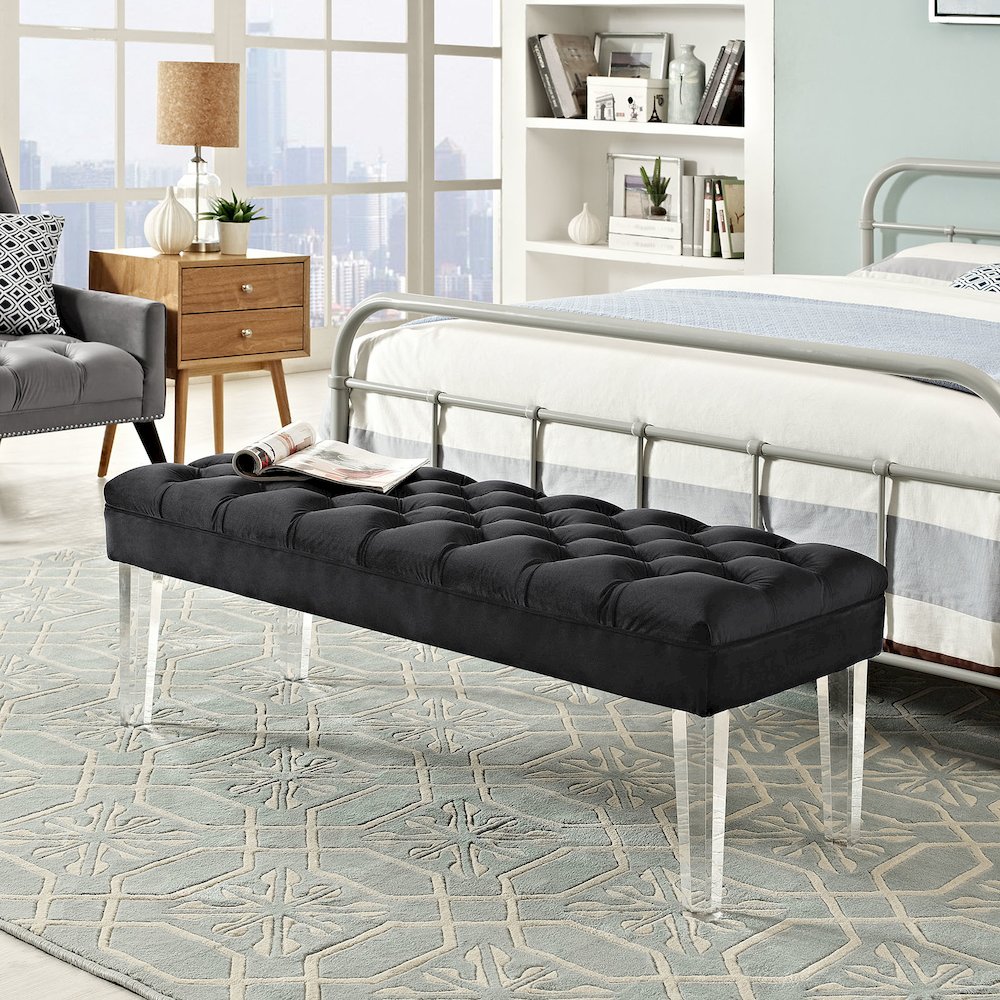 Valet Performance Velvet Bench. Picture 5