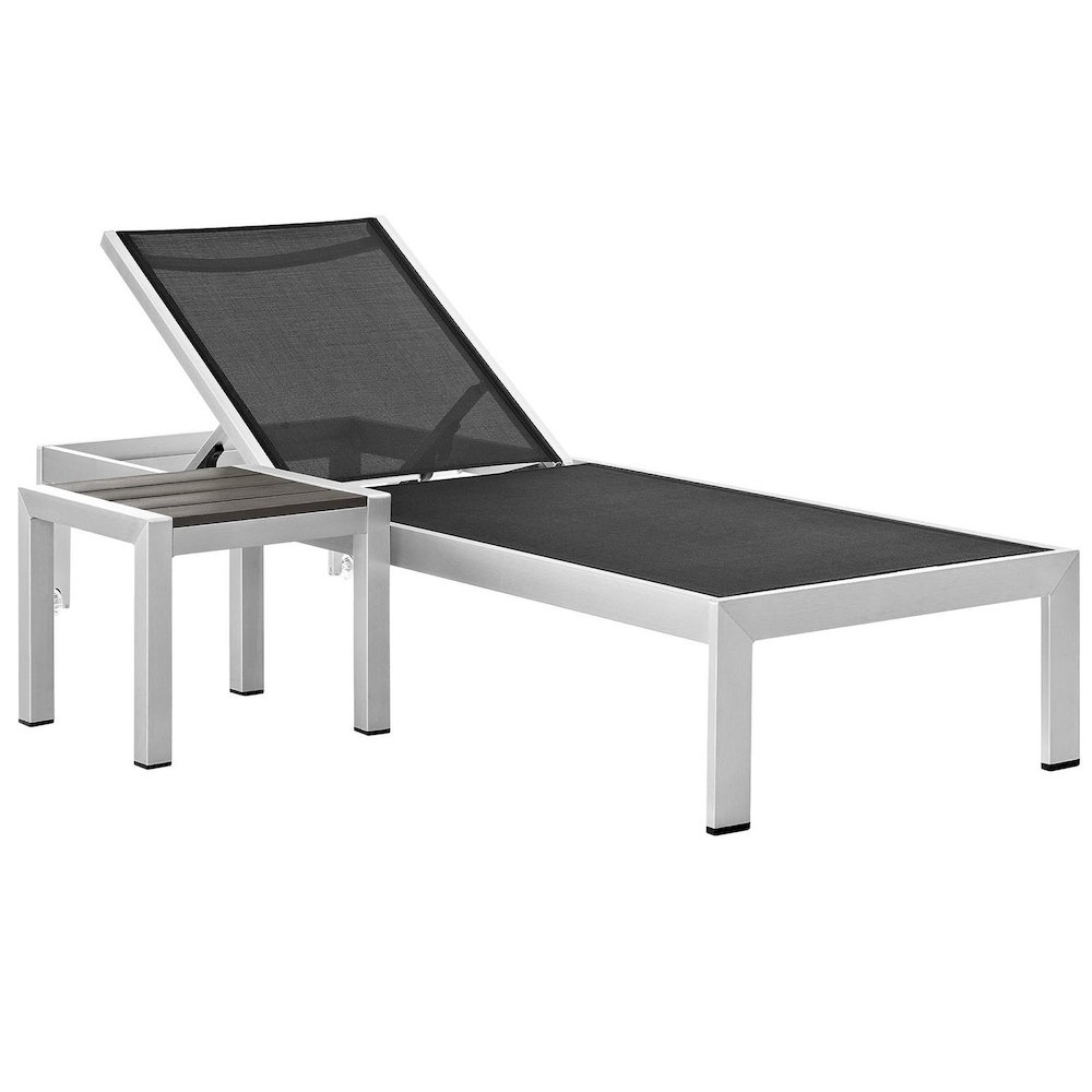 Shore 2 Piece Outdoor Patio Aluminum Set. Picture 1