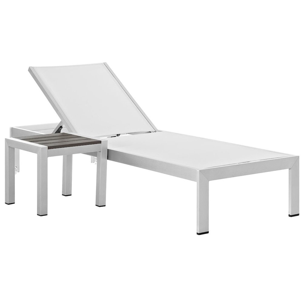 Shore 2 Piece Outdoor Patio Aluminum Set. Picture 1
