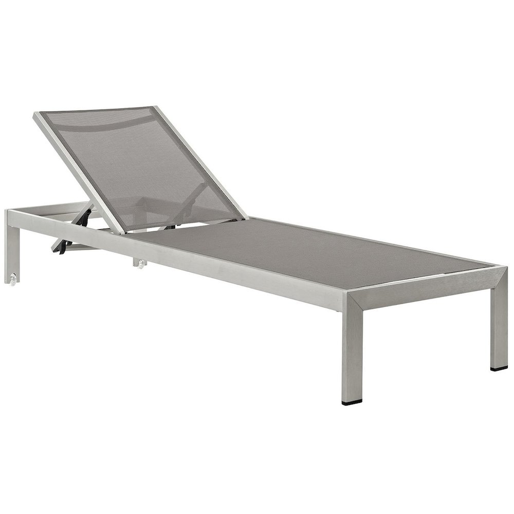 Shore Outdoor Patio Aluminum Chaise Set of 2. Picture 2