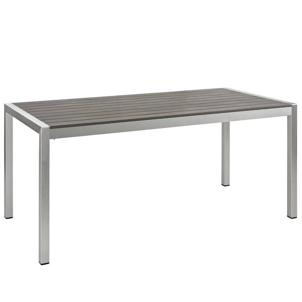 Shore 7 Piece Outdoor Patio Aluminum Dining Set. Picture 5