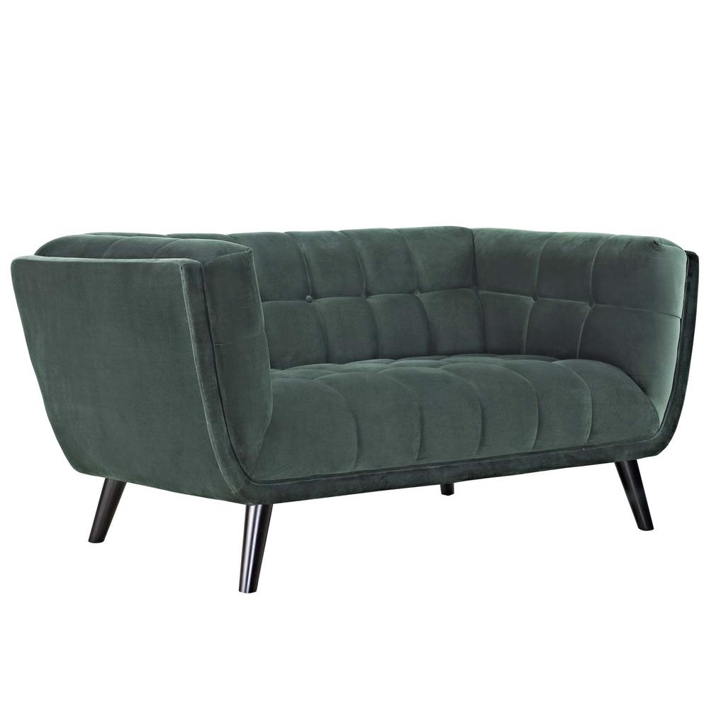 Bestow Performance Velvet Loveseat. Picture 1