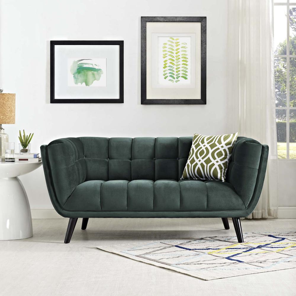 Bestow Performance Velvet Loveseat. Picture 4