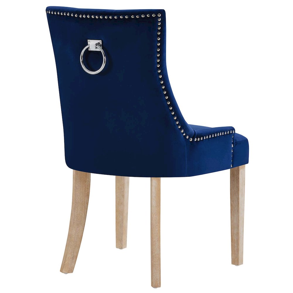 Pose Performance Velvet Dining Chair. Picture 3
