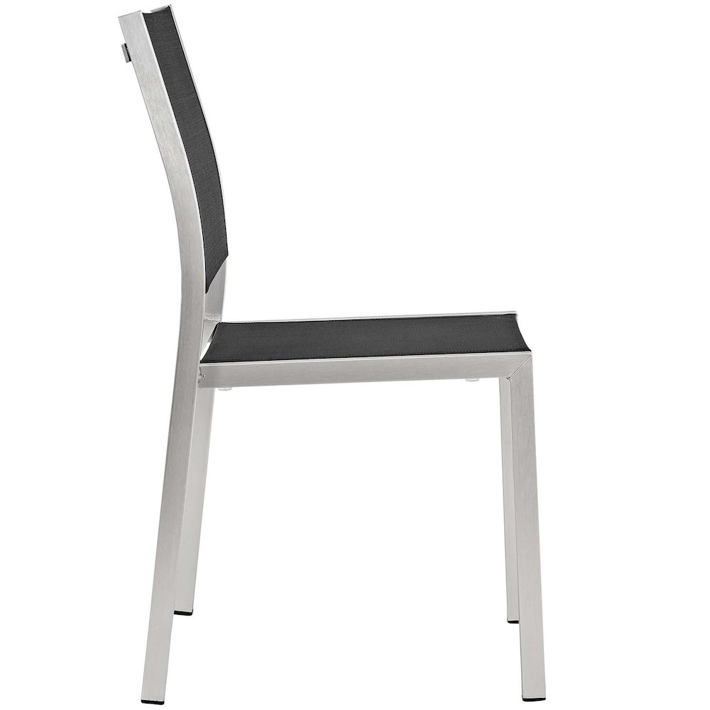 Shore 9 Piece Outdoor Patio Aluminum Dining Set. Picture 3