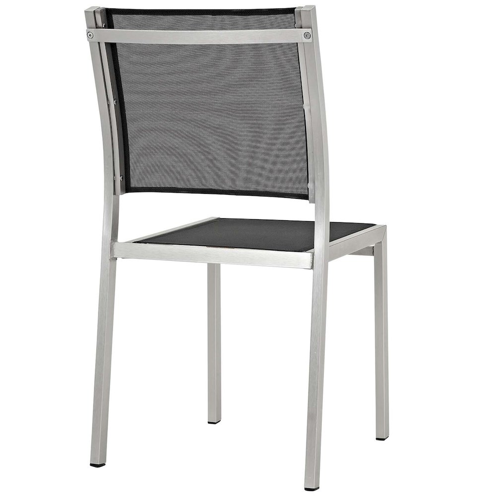 Shore 9 Piece Outdoor Patio Aluminum Dining Set. Picture 4