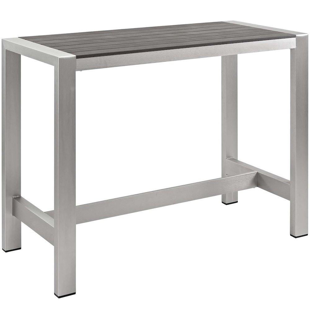 Shore 7 Piece Outdoor Patio Aluminum Dining Set. Picture 6