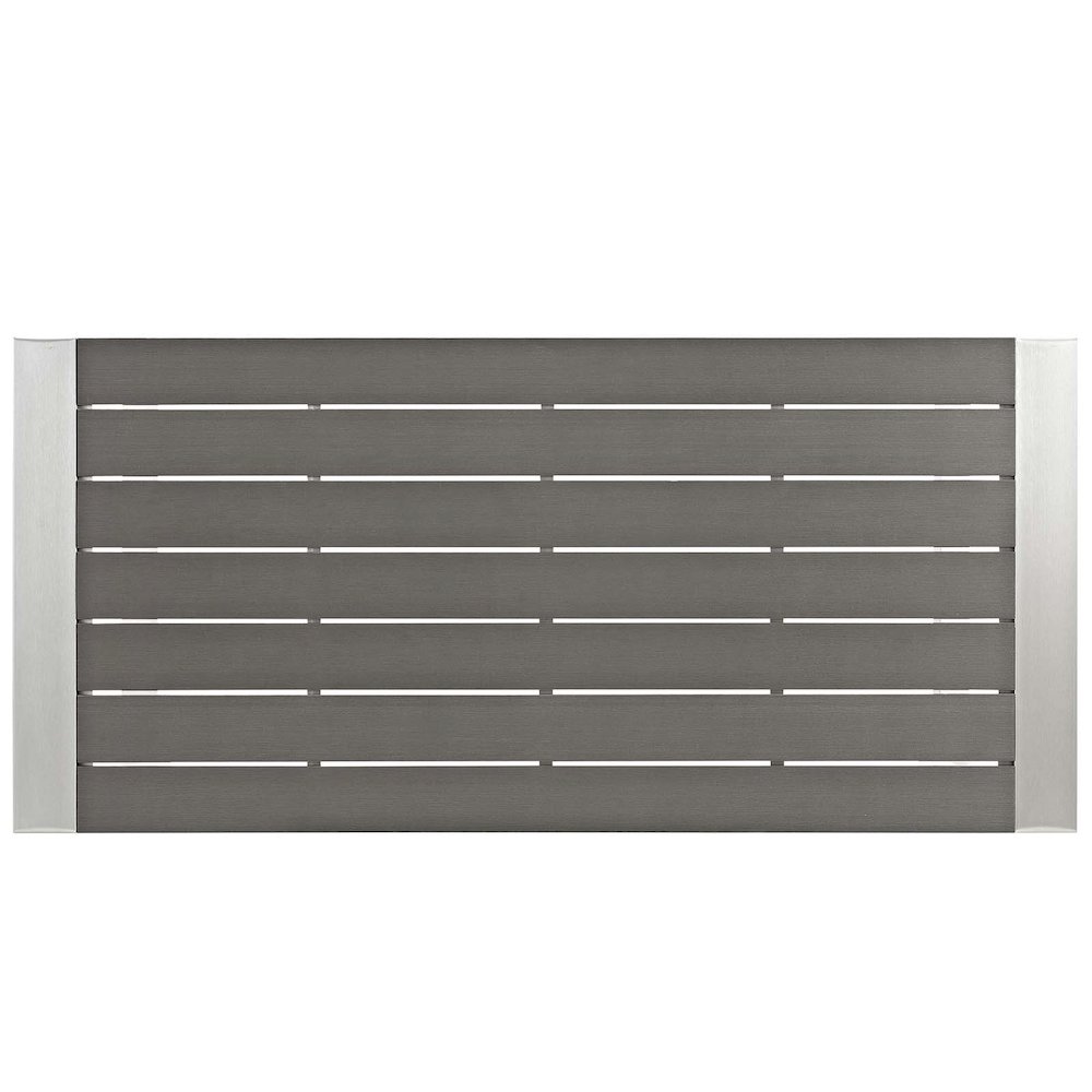 Shore 7 Piece Outdoor Patio Aluminum Dining Set. Picture 7
