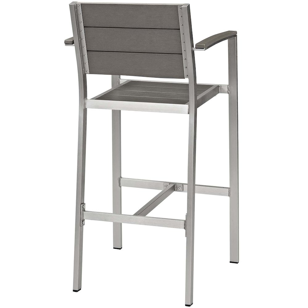 Shore 5 Piece Outdoor Patio Aluminum Dining Set. Picture 4