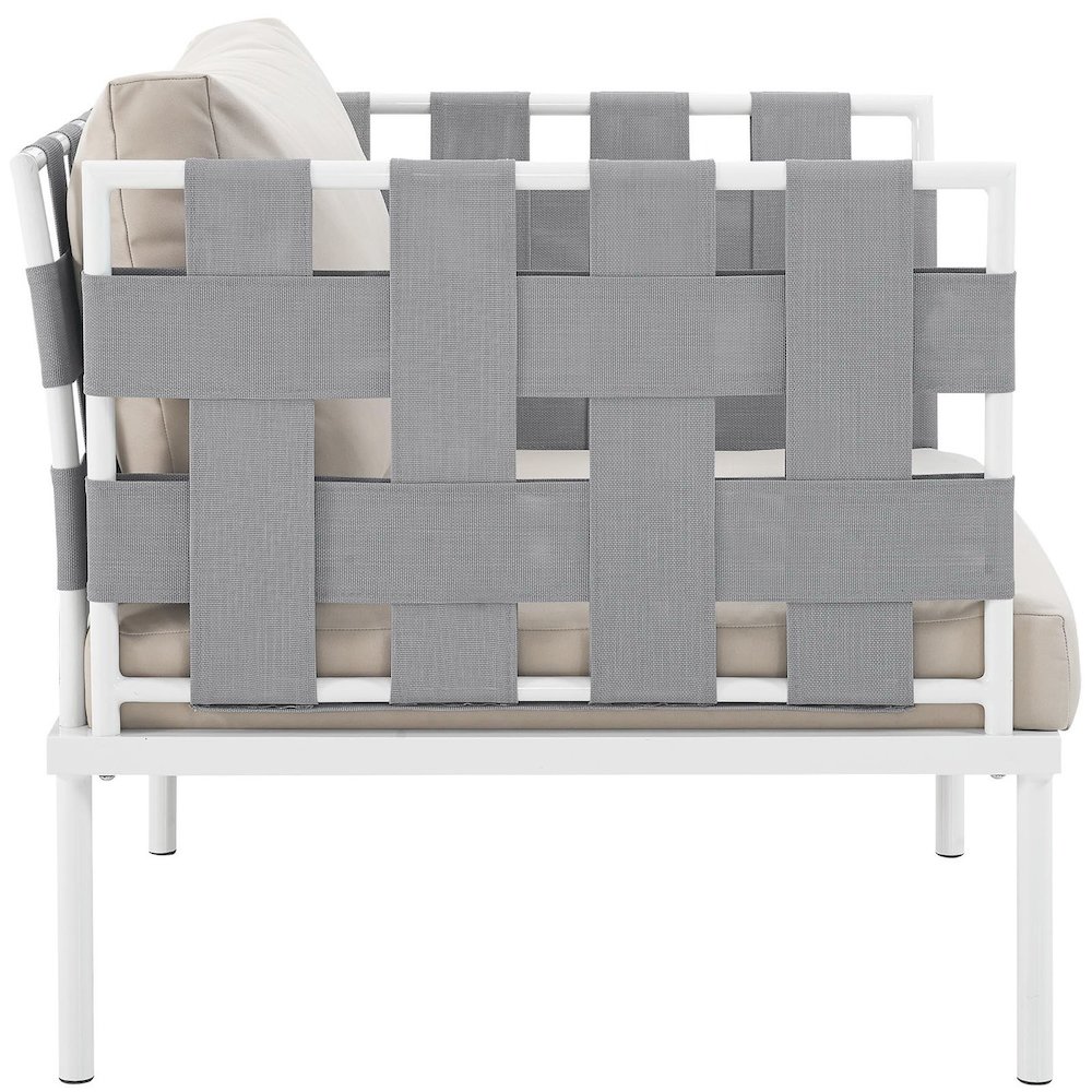 Harmony Outdoor Patio Aluminum Armchair. Picture 2