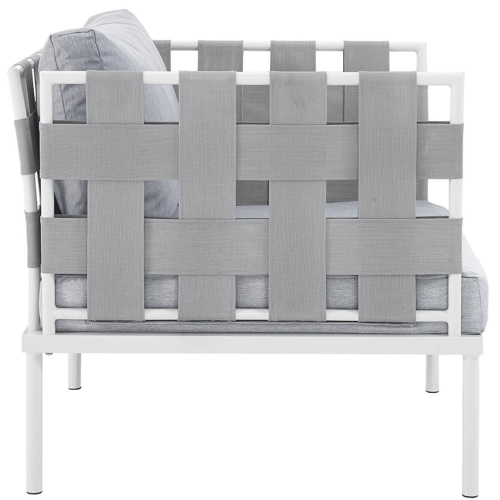 Harmony Outdoor Patio Aluminum Armchair. Picture 2