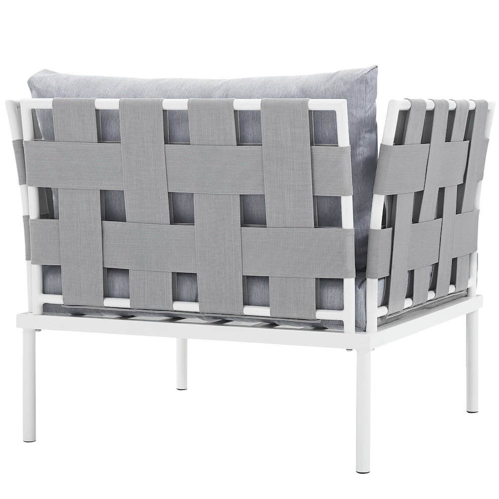 Harmony Outdoor Patio Aluminum Armchair. Picture 3