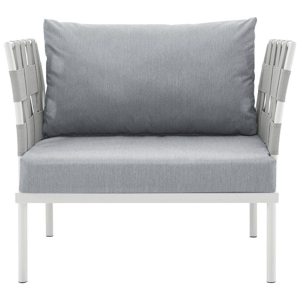 Harmony Outdoor Patio Aluminum Armchair. Picture 4