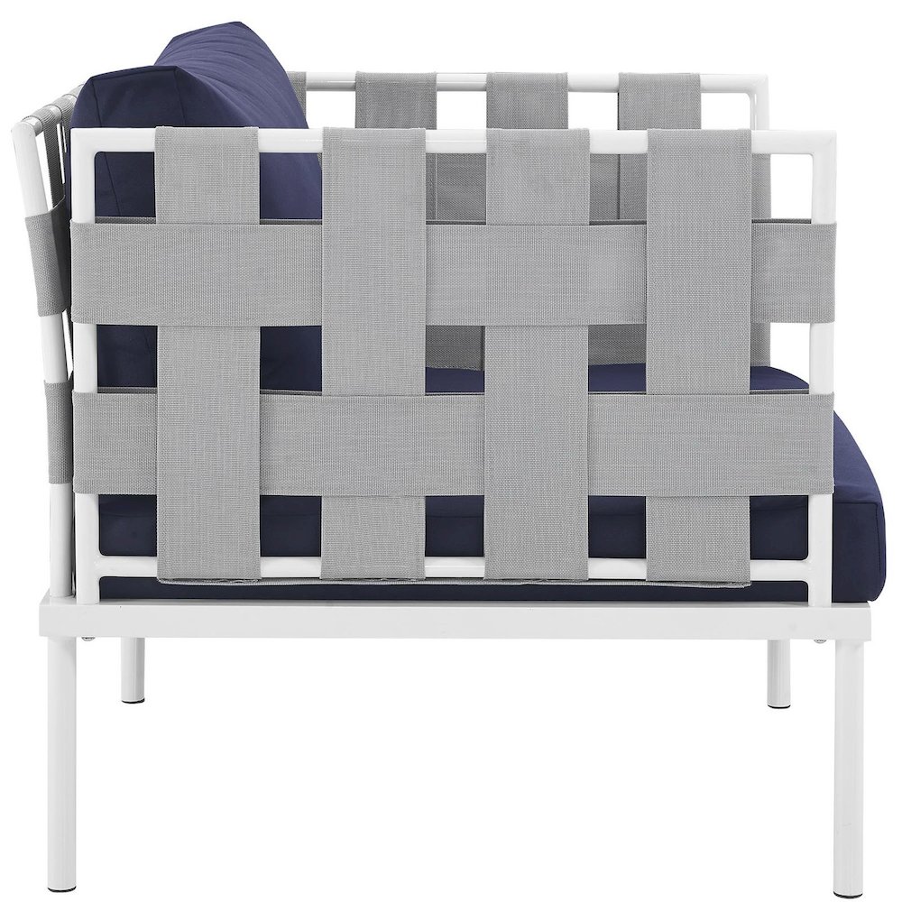 Harmony Outdoor Patio Aluminum Armchair. Picture 2
