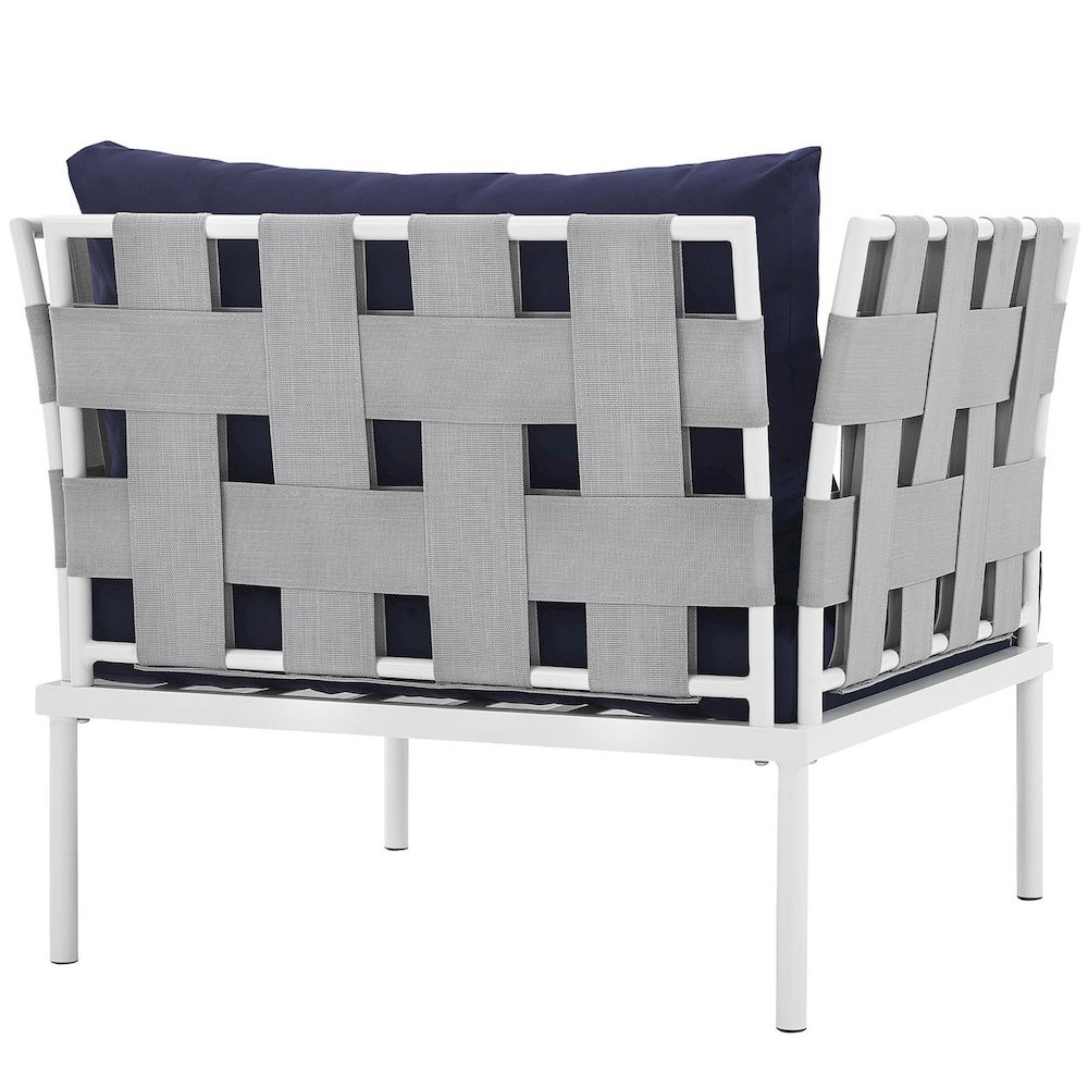 Harmony Outdoor Patio Aluminum Armchair. Picture 3