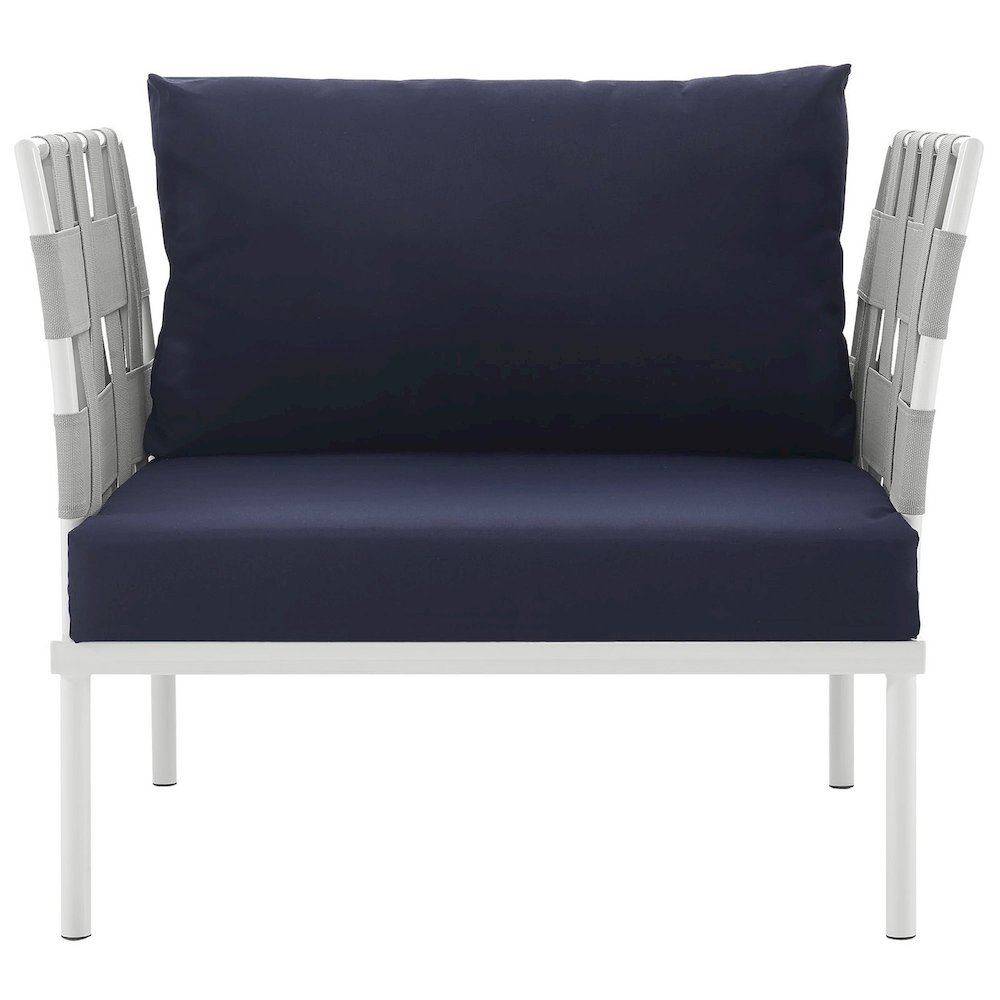 Harmony Outdoor Patio Aluminum Armchair. Picture 4