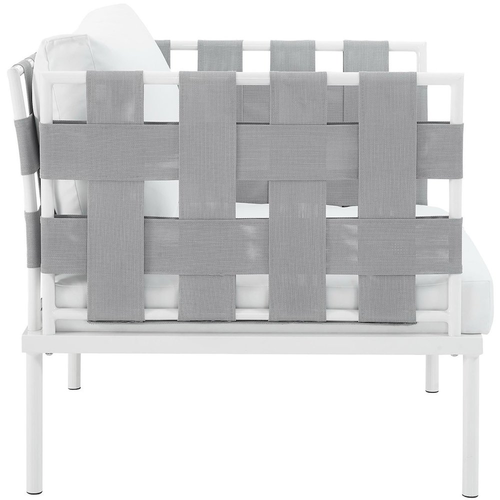 Harmony Outdoor Patio Aluminum Armchair. Picture 2