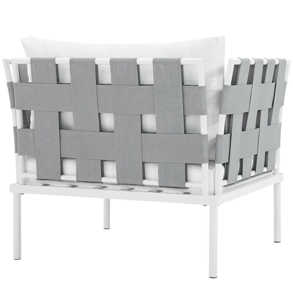 Harmony Outdoor Patio Aluminum Armchair. Picture 3