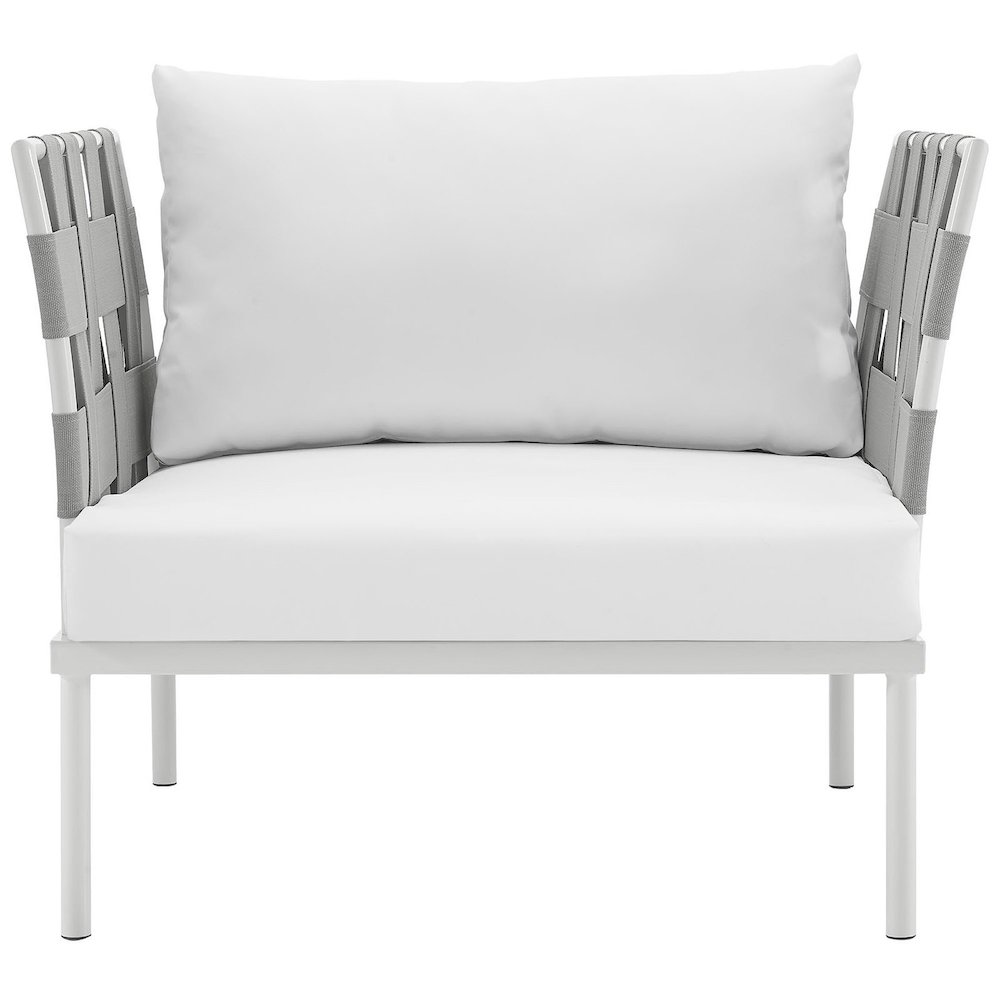 Harmony Outdoor Patio Aluminum Armchair. Picture 4